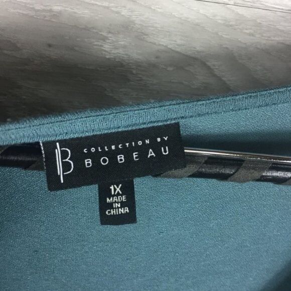 Bobeau Forrest Faux Wrap Bell Sleeve Dress size 1X - Picture 7 of 7